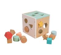 Wooden Shape Sorter Toy for Toddlers - Educational Learning Blocks Ages 2