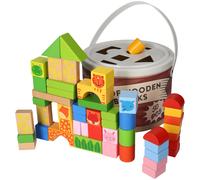 Padgett Bros 50PCS WOOD SHAPE SORTER BUCKET