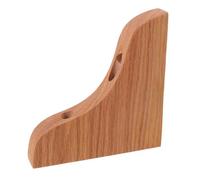 Wooden Shelf Support Bracket, 13.5x13.5x2.2cm Wall Mounted Corbel | Solid Wood Triangle Form, Predrilled Holes and Screws Included, for Hallway Open Shelving and Boards