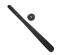 Wooden Shoe Horn, 50cm Magnetic Long Handle Shoe Wearing Help for Seniors | Black Smooth Finish, Easy Heel Entry for Flats and Dress Shoes, beside Doorway or Closet Bench Seating Random Style