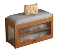 Wooden Shoe Rack 2 Tier Shoe nizer (150 kg Capacity) - Declutter Your Shoe Collection Today Space Saving Design for Home & Entryway Storage