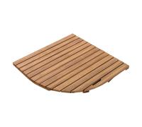 Wooden Shower Mat - Large Slatted Bath Mat, Solid Wood Absorbent Platform for Bathroom Decor and Accessories, Ideal for Showers and Floors