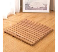 Wooden Shower Mat Non Slip Bathroom Floor for Bathtub Pool Use Commercial Grade Waterproof Bath,Customizable Non Slip Wooden Bath Mat Bamboo Shower Mat Absorbent Solid Wood Shower Mat with F