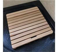 Wooden Shower Mat Non Slip Bathroom Floor for Bathtub Pool Use Commercial Grade Waterproof Bath,NonSlip Wooden Bath MatCustom Size 80x100cm Ideal for Bathroom Outdoor Shower & SpaDrainage Bo