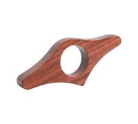 Wooden Side Spreader - Durable Thumb Bookmark | Comfortable Finger Ring Shape with Polished Mobile Phone Lightweight Press for Easy Reading Support in BED Classroom Public Transport
