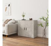 Wooden Sideboard Cabinet Cupboard Storage Buffet Unit w/ Compartments & 2 Doors