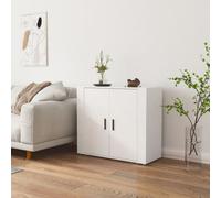 Wooden Sideboard Cabinet Cupboard Storage Buffet Unit w/ Compartments & 2 Doors