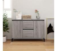 vidaXL Sideboard Grey Sonoma 102x35x70 cm Engineered Wood