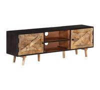 vidaXL Solid Mango Wood Sideboard 85x30x75cm Home Storage Cabinet Organiser