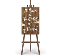 Wooden Signs/to Have and to Hold in Case You Get Cold Sign, Blankets for Wedding Guests, Shawl Sign, Pashmina Wedding Favor,Blanket Signs Kitchen Cafe Pub,Rustic Decor Gift 18x12 INCH