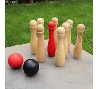 Wooden Skittles Set