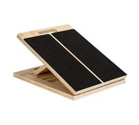 Wooden Slant Board - Adjustable Calf Stretcher, Incline Exercise | Portable Foot Stretch Tool for Leg, Heel Support, Gym Workout, Knee, Ankle Rehab, Home Training Gear