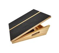 Wooden Slant Board - Calf Stretcher | Portable Squats Wedge | Adjustable foot stretch | Space Saving plantar stretcher | Calf Stretch Wedge Exercise Equipment For Home Gym