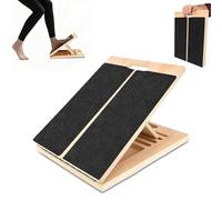 Wooden Slant Board for Calf Stretching: TVOOD Portable Calf Stretcher with Handle 5 Angles Adjustable 450 lbs Capacity Non-Slip Incline Board for Squats Leg Knees Heel Ankle Stretching