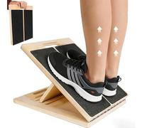 Wooden Slant Board, Professional Stretch Board with 5 Adjustable Angle for Hamstring Stretching, Portable Handle Design, Non-Slip Incline Boards and Calf Stretcher for Home, Gym, Outdoor Use