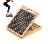 Wooden Slant Board - Wooden Squat Slant Board For Calf Stretching | Hamstring Stretcher | Leg Trainer Squat Wedge For Ankle Feet Heel Muscle Limb Support For Muscle & Calf Stretch Home Gym Outdoor Use