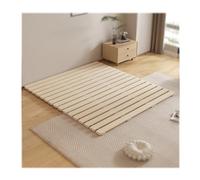 Wooden Slatted Mattress Support & Thick Foldable Single Bed Base Easy to Use Promotes Proper Sp Reduces Back Pain 80 x 200 cm