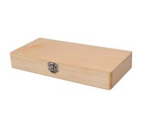 Wooden Slide Storage Box Metal Hinge Secure Biology Glass Slides Lab Equipment Part for 50PCS Microscope Specimens Microscope Collection Box