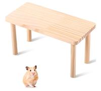 Wooden Small Animal Platforms & Accessories - Hamster, Squirrel, Gerbil, Chinchilla - Stand, Perches, Toys & Cage Accessories