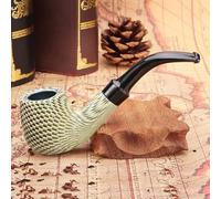 Wooden Smoking Pipe, Classical Detachable Cigarette Tobacco Smoking Pipe Fathers Day Gift, Smoking Wooden Pipe Tobacco (N)