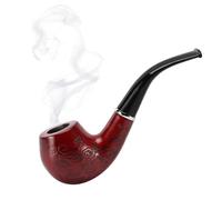 Wooden Smoking Pipe, Classical Detachable Cigarette Tobacco Smoking Pipe Fathers Day Gift, Smoking Wooden Pipe Tobacco 1pcs