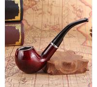 Wooden Smoking Pipe, Classical Detachable Cigarette Tobacco Smoking Pipe Fathers Day Gift, Smoking Wooden Pipe Tobacco (O)