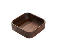 Wooden Snack Bowls - Set Of Square Serving Containers, Appetizer Dish, Durable Wooden Tableware | Dips Candy Desserts Fruits Condiments Cherries Party Dive