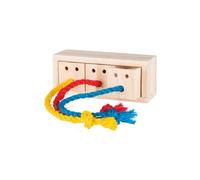 Wooden Snack Cube, 16 × 6 × 7cm - Cube Toy Rabbit 62815 Trixie Wood Rat - snack cube toy rabbit 62815 trixie wood rat intelligence interactive fill