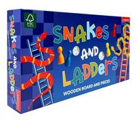 Wooden Snakes & Ladders