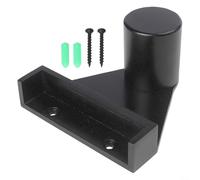 Wooden Snooker Pool Triangle Rack with Wall Mounting Storage and Built-In Chalk Holder, Space-Saving Design for Billiard Rooms, Holds Up to 4 Square Chalks, Black Brown Finish(Brown)