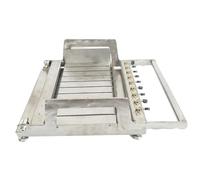 Wooden Soap Cutter for Soap Making, 304 Stainless Steel Handmade Soap Cutting Machine, Cutting Table Size 300 * 180mm, Wire Spacing 30mm, for DIY Soap, Cheese, Butter, Cake, Bread