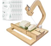 Wooden Soap Cutter for Soap Making Supplies Adjustable Wire Slicer Cutting Tool Handmade