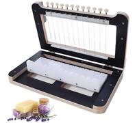 Wooden Soap Cutter, Multi Soap Loaf Cutter, Cutting Interval 2.5cm, Bamboo DIY Soap Making Kit, for Handmade Soap, Cheese