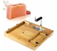 Wooden Soap Cutter with Hidden Storage, Adjustable Soap Slicer for Precise Cutting, Ideal for DIY Soap and Candle Making