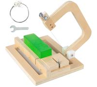 Wooden Soap Cutters for Soap Making, Adjustable Thickness Soap Wire Cutter, Professional Soap Cutting Tool for Handmade Loaf Slicer