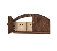 Wooden Socket Covers - No Drilling Aesthetic Wall Decoration - Child Safe Socket - for Home Living Room Bedroom Student Room Office School Children