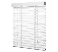 Wooden, Solid Wood Blinds, Horizontal Window Blinds, Window Treatments, Window Shades, Blackout/thermal Insulated Roller Blinds, White,WxH-80x80cm/31.5 * 31.5in