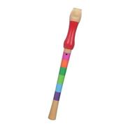 Wooden Soprano Recorder (1 Pack) 8 Hole Design Hand Eye Coordination Training Recorder