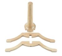 Wooden Soprano Saxophone Stand Trumpet Display Holder Rack with NonSlip Silicone Pad for Safe and Storage Elegant Wooden Soprano Saxophone Trumpet Wood Holder Rack