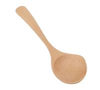 Wooden Soup Spoon Large Wooden Spoon Long Handle Wooden Spoons Handcrafted High Temperature Resistant Durable Beech Wood Utensils for Kitchen Restaurant 1 Piece