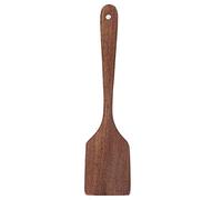 Wooden Spatula Longs Handle,Solid Hard Wood Large Spatula Wood Flat Wok Spatula for Nonstick Cookware and Kitchen Cooking (33.5CM)