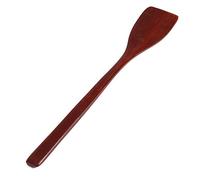 Wooden Spatula Turner Utensils Shovel No Stick Heat Resistant Kitchen Tool for Cooking Baking Frying Non Safe Wood Material Red Light Wood Color 24.7x4cm (Red)