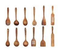 Wooden Spatula Wooden Spoon Frying Spatula Soup Spoon No Paint