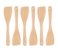 Wooden Spatulas - 30cm - Pack of 6 Argon Tableware Brown One Size