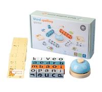 Wooden Spell Word Toys Letter Cognitive Challenge Memory English Word Game Early Learning Educational Toys For Children