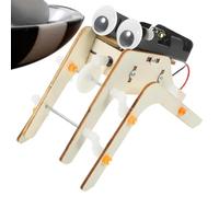 Wooden Spider Toy - Science Realistic Spider Model Hands On Educational Sensory Experiment Toy Set, STEM Learning Playroom Activity, Science Exploration Toys for Kids and Students 4.53x2.76x2.76 inch