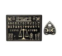 Wooden Spirit Board Game with Planchette, Mystical Talking Divination Board Set, Metaphysical Supplies for Spiritual Communication, Vintage Occult Décor for Men, Women, Home, and Altar Ritu