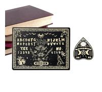 Wooden Spiritical Communication Board | Vintage Style Wooden Decorations - Divination Board Game for Teenagers and Family, for Home and Bedroom for Halloween and Party