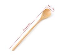 Wooden Spoon Soup Sugar Teaspoons Long Handle Kitchen Utensil Tool Tableware
