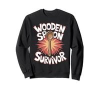 Wooden Spoon Survivor Mexican Asian Parent Discipline Sweatshirt